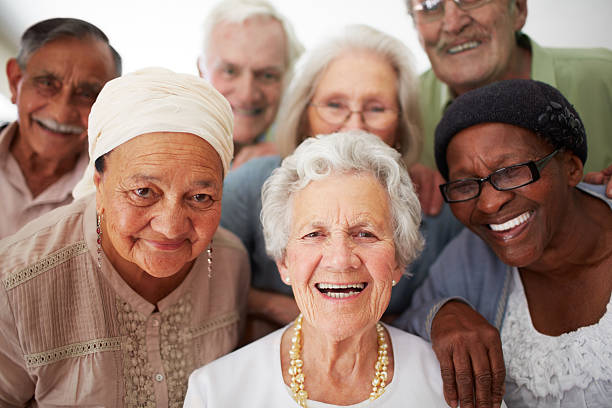 smiling senior citizens